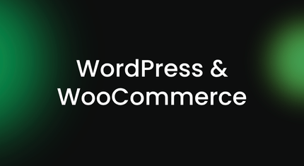 WordPress &amp; WooCommerce